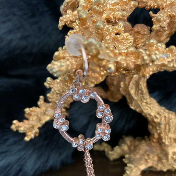 Rose Gold .925 Earrings - Picture 3 of 4